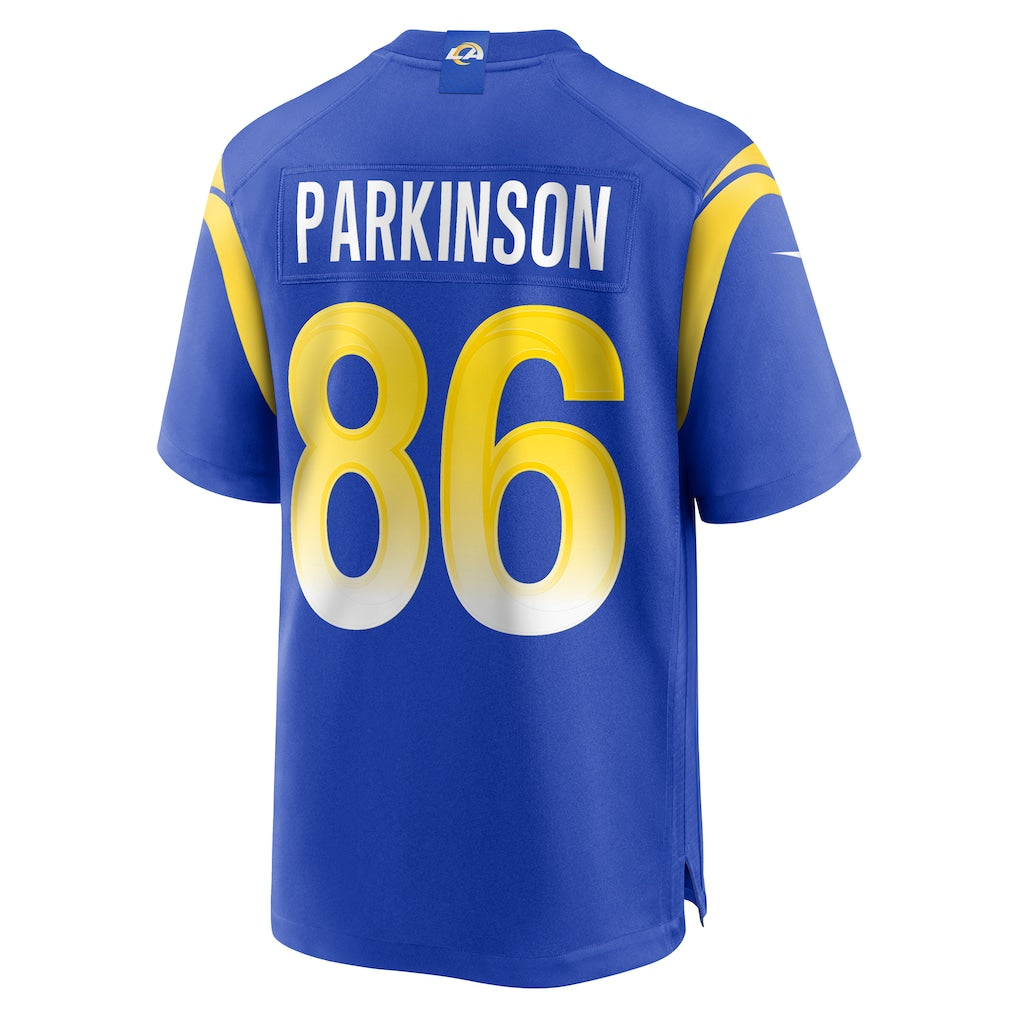 BIPIHUC LA.Rams #86 Colby Parkinson Royal Game Jersey