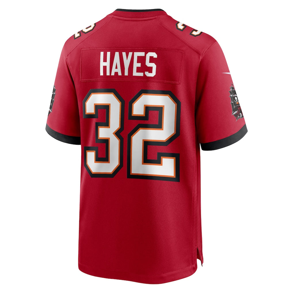 BIPIHUC TB.Buccaneers #32 Josh Hayes Red Game Jersey