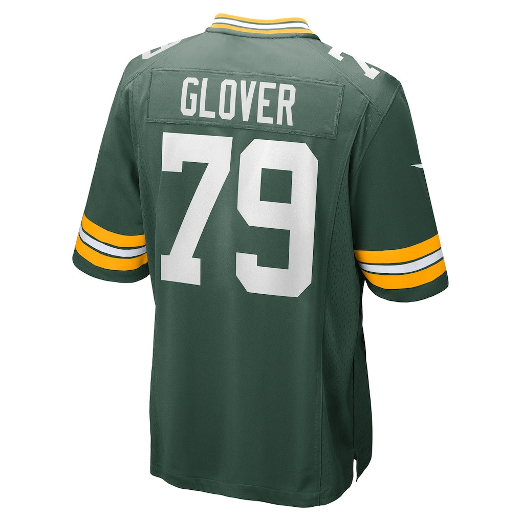 BIPIHUC GB.Packers #79 Travis Glover Green Game Jersey