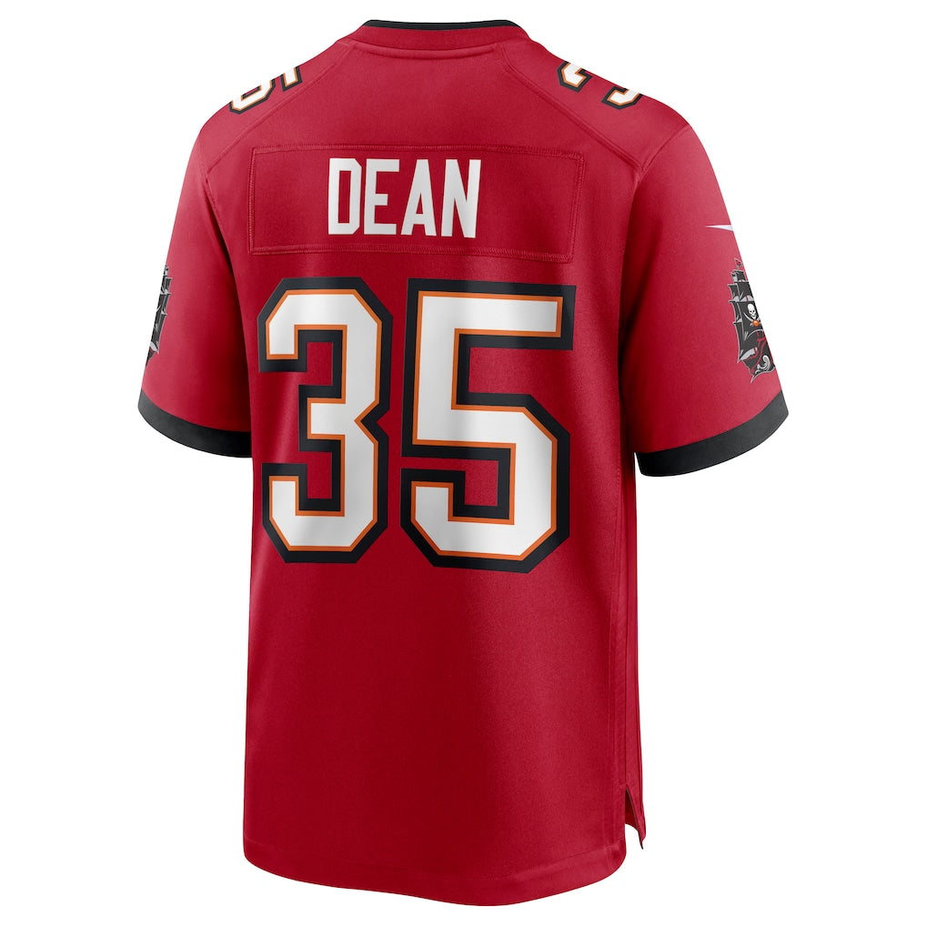 BIPIHUC TB.Buccaneers #35 Jamel Dean Red Game Jersey