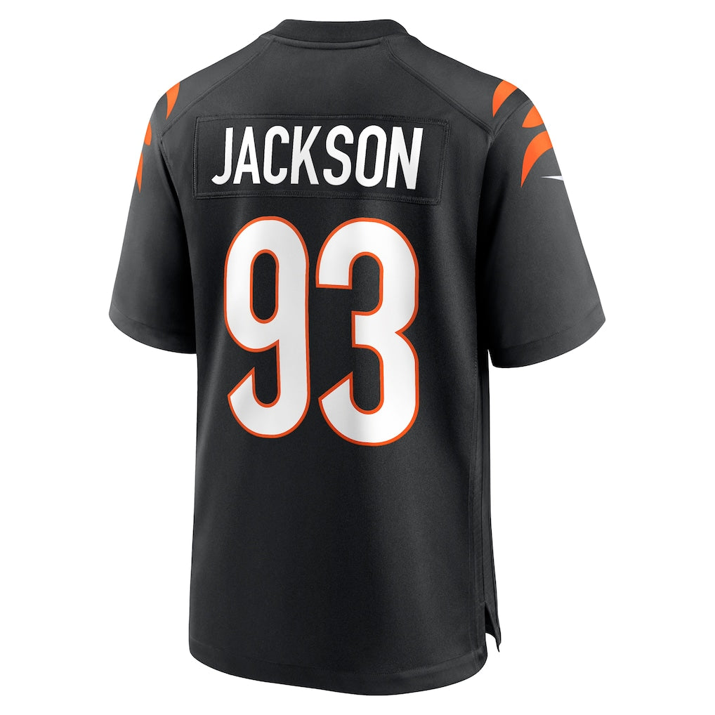 BIPIHUC C.Bengals #93 McKinnley Jackson Black Game Jersey