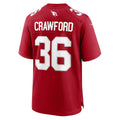 BIPIHUC A.Cardinals #36 Kitan Crawford Cardinal Team Game Jersey
