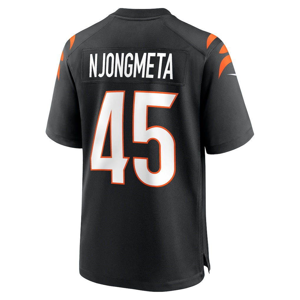 BIPIHUC C.Bengals #45 Maema Njongmeta Black Team Game Jersey