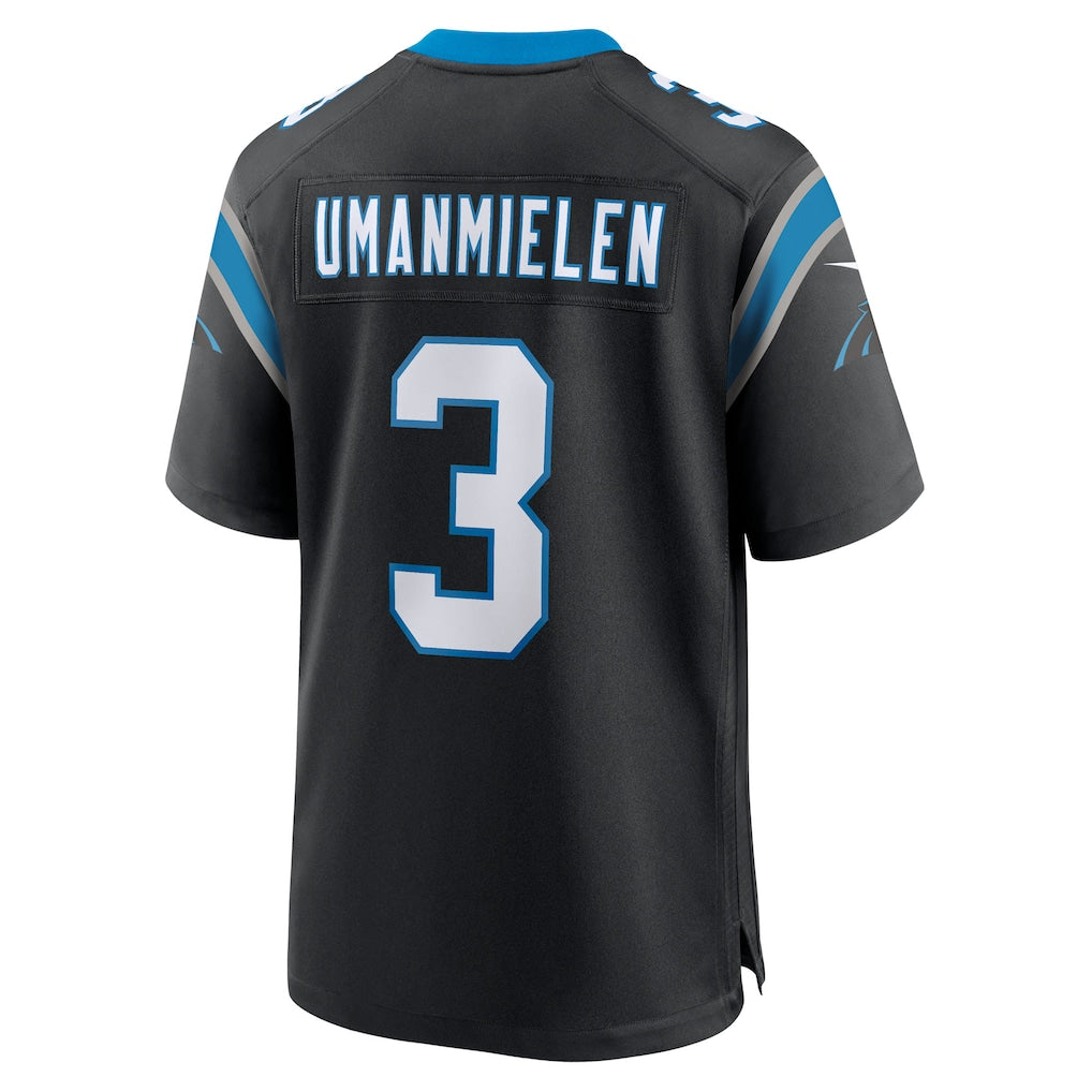 BIPIHUC C.Panthers #3 Princely Umanmielen Black Team Game Jersey
