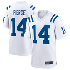 BIPIHUC #14 Alec Pierce Player IN.Colts Away Game Stitched Jerseys - White