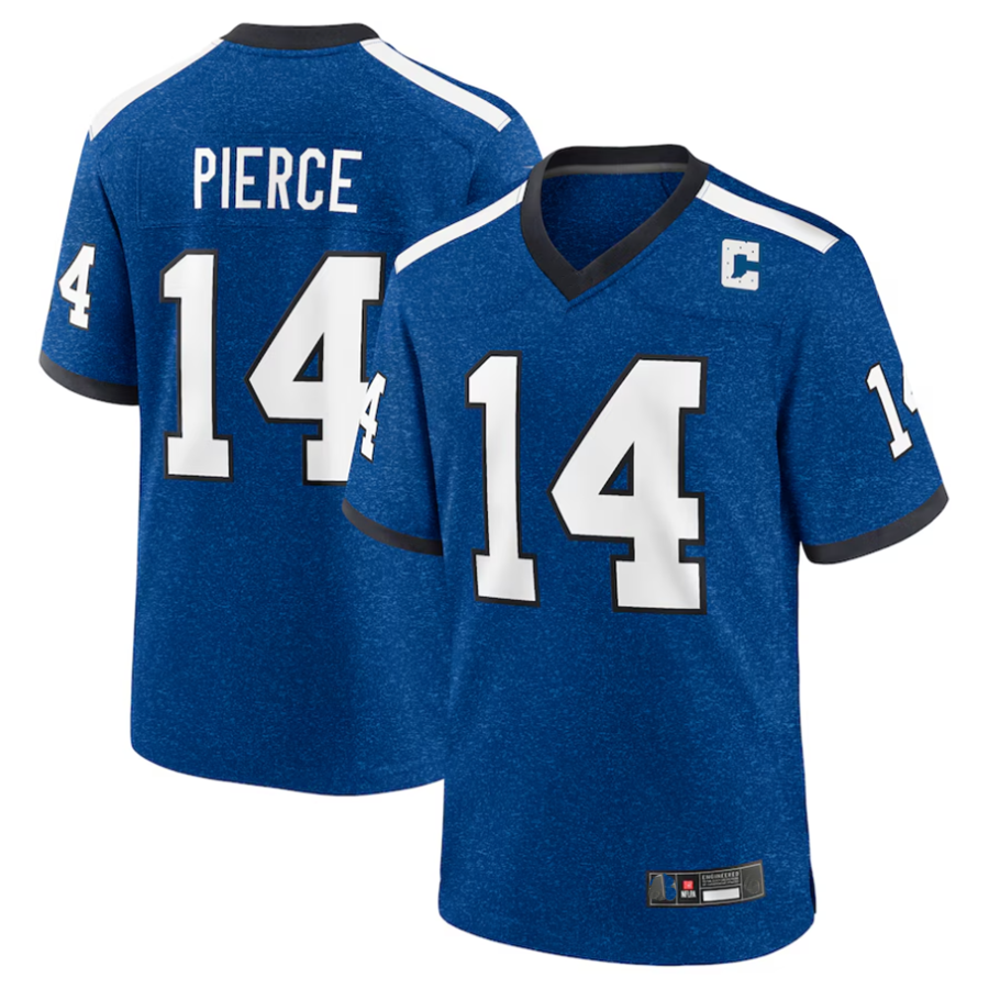 BIPIHUC #14 Alec Pierce Player IN.Colts Indiana Nights Alternate Game Stitched Jerseys - Royal