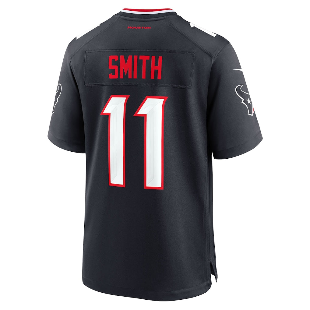BIPIHUC H.Texans #11 Tremon Smith Navy Team Game Jersey