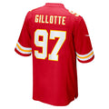 BIPIHUC KC.Chiefs #97 Ashton Gillotte Red Team Game Jersey