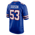 BIPIHUC B.Bills #53 Tyrel Dodson Royal Team Game Jersey