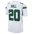 BIPIHUC #20 Breece Hall Player NY.Jets White Away Game Stitched Jersey