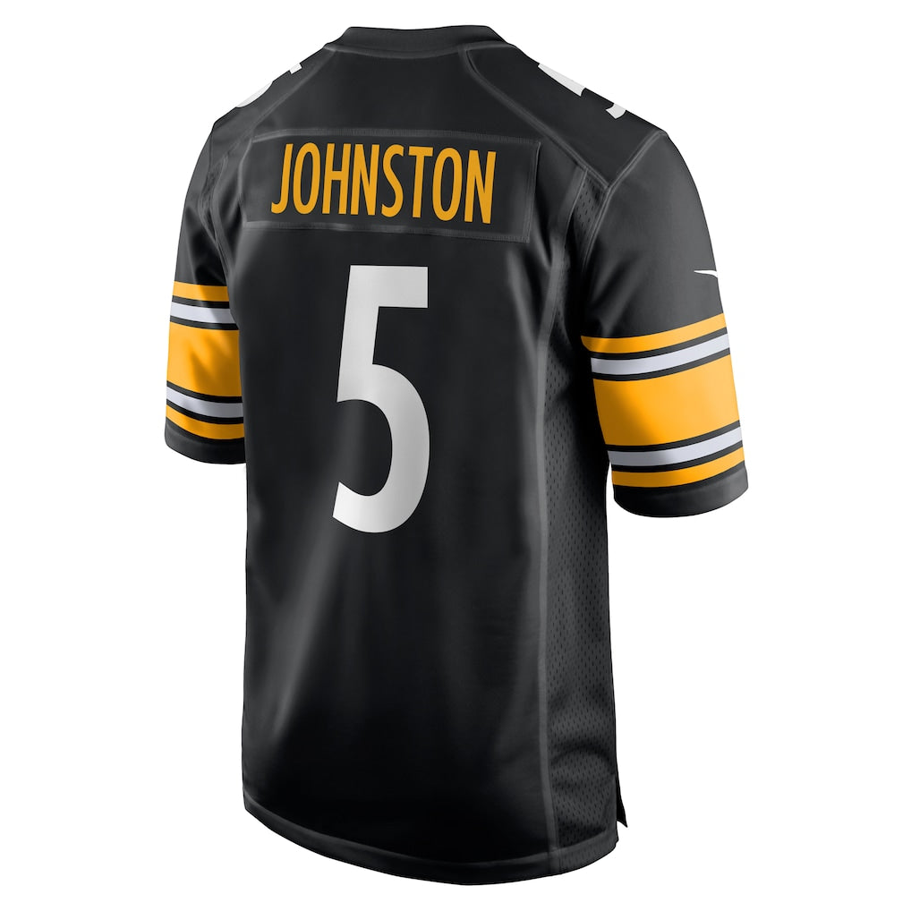 BIPIHUC P.Steelers #5 Cameron Johnston Black Game Jersey