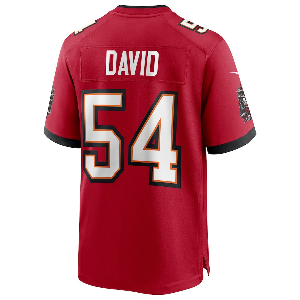 BIPIHUC TB.Buccaneers #54 Lavonte David Red Game Jersey