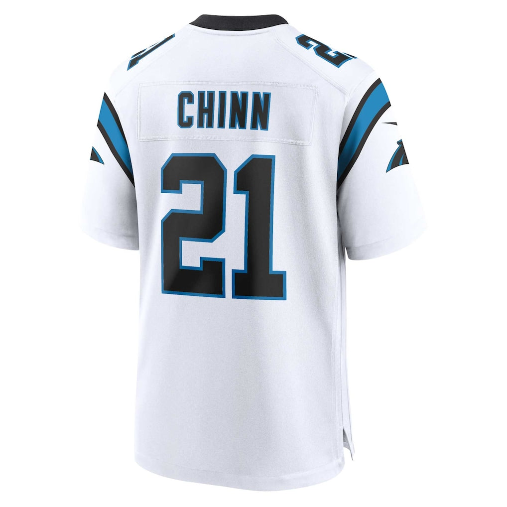 BIPIHUC C.Panthers #21 Jeremy Chinn White Game Jersey