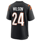 BIPIHUC C.Bengals #24 Marco Wilson Black Team Game Jersey
