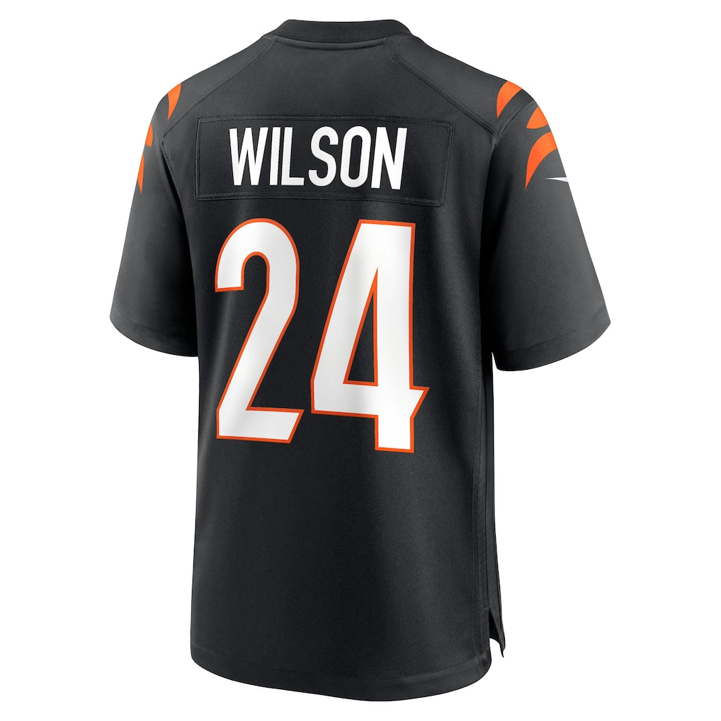 BIPIHUC C.Bengals #24 Marco Wilson Black Team Game Jersey