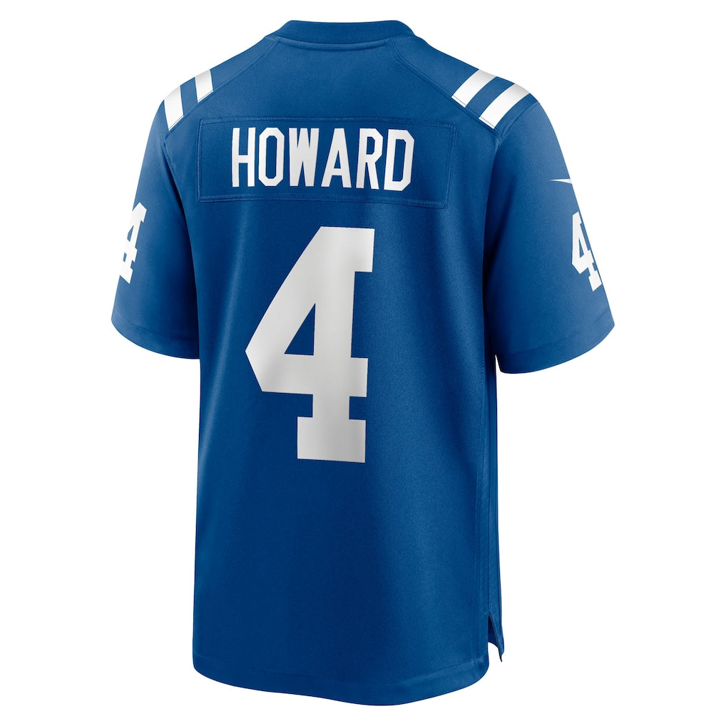 BIPIHUC IN.Colts #4 Xavien Howard Royal Team Game Jersey
