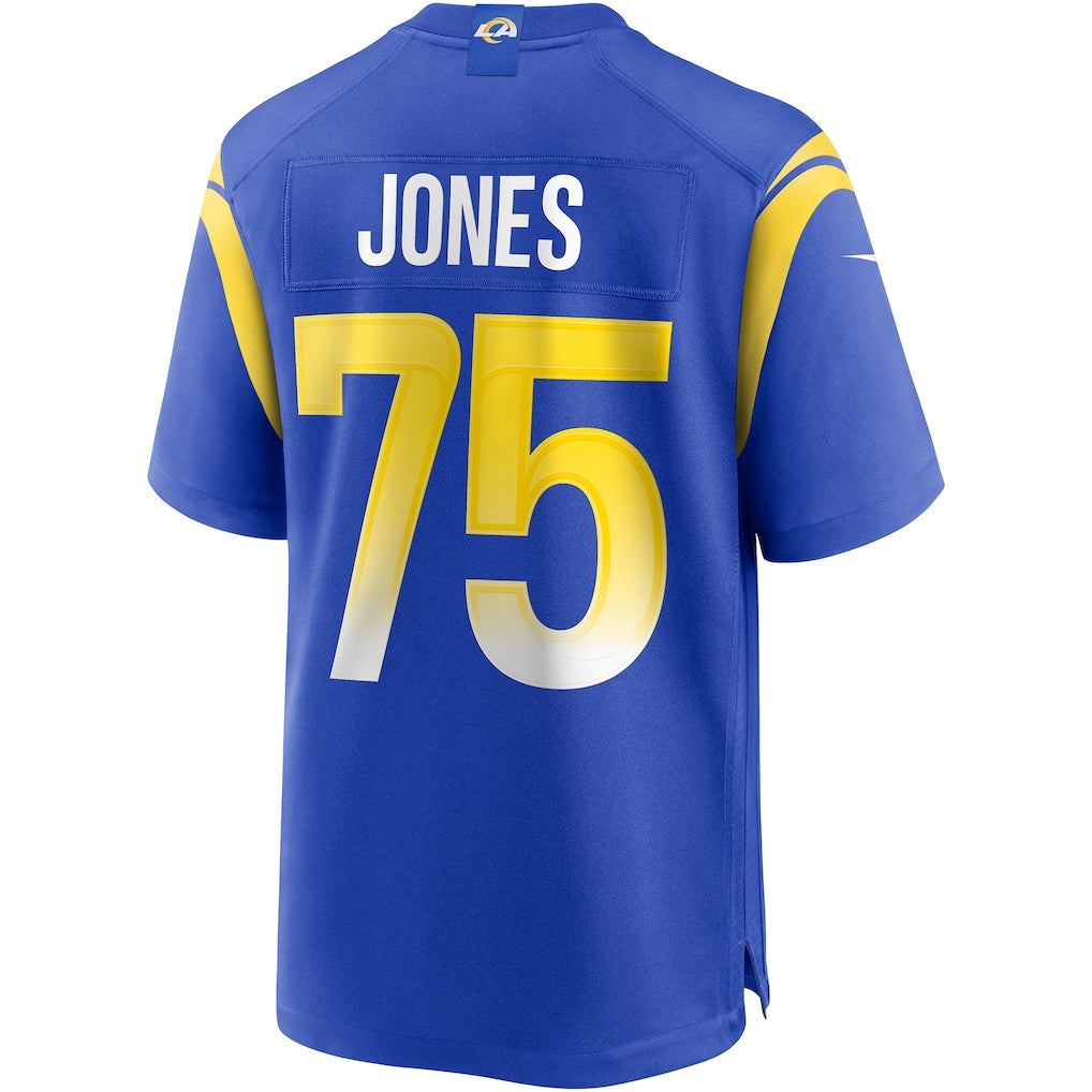 BIPIHUC LA.Rams #75 Deacon Jones Royal Game Retired Player Jersey