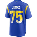 BIPIHUC LA.Rams #75 Deacon Jones Royal Game Retired Player Jersey