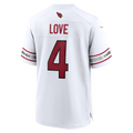 BIPIHUC A.Cardinals #4 Jeremiyah Love White Game Player Stitched Jerseys