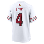 BIPIHUC A.Cardinals #4 Jeremiyah Love White Game Player Stitched Jerseys