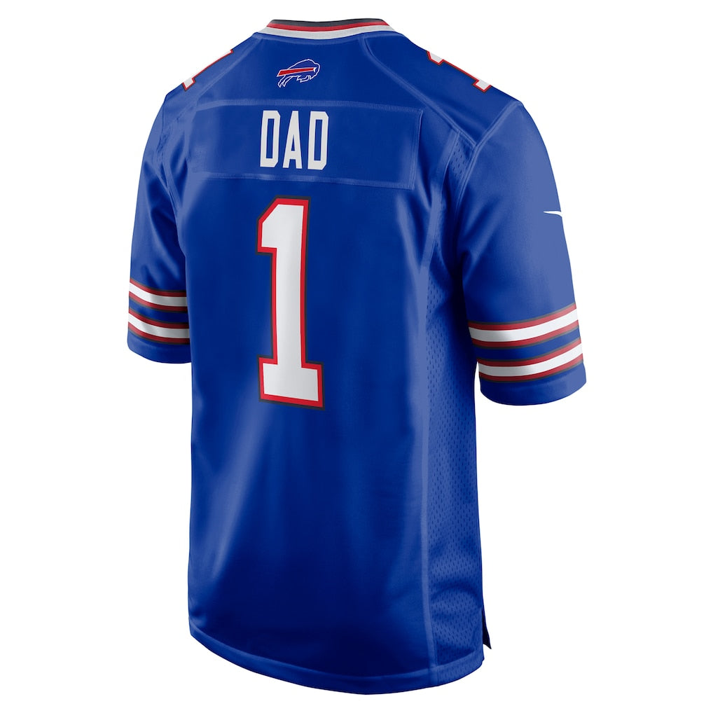 BIPIHUC B.Bills #1 Dad Royal Game Jersey