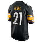 BIPIHUC P.Steelers #21 Chuck Clark Black Team Game Jersey