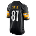 BIPIHUC P.Steelers #81 Jonnu Smith Black Team Game Jersey