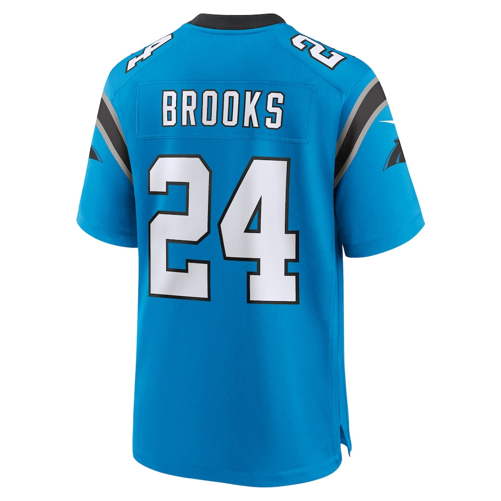 BIPIHUC C.Panthers #24 Jonathon Brooks Blue Alternate Game Player Jersey
