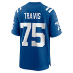 BIPIHUC IN.Colts #75 Jalen Travis Royal Team Game Jersey