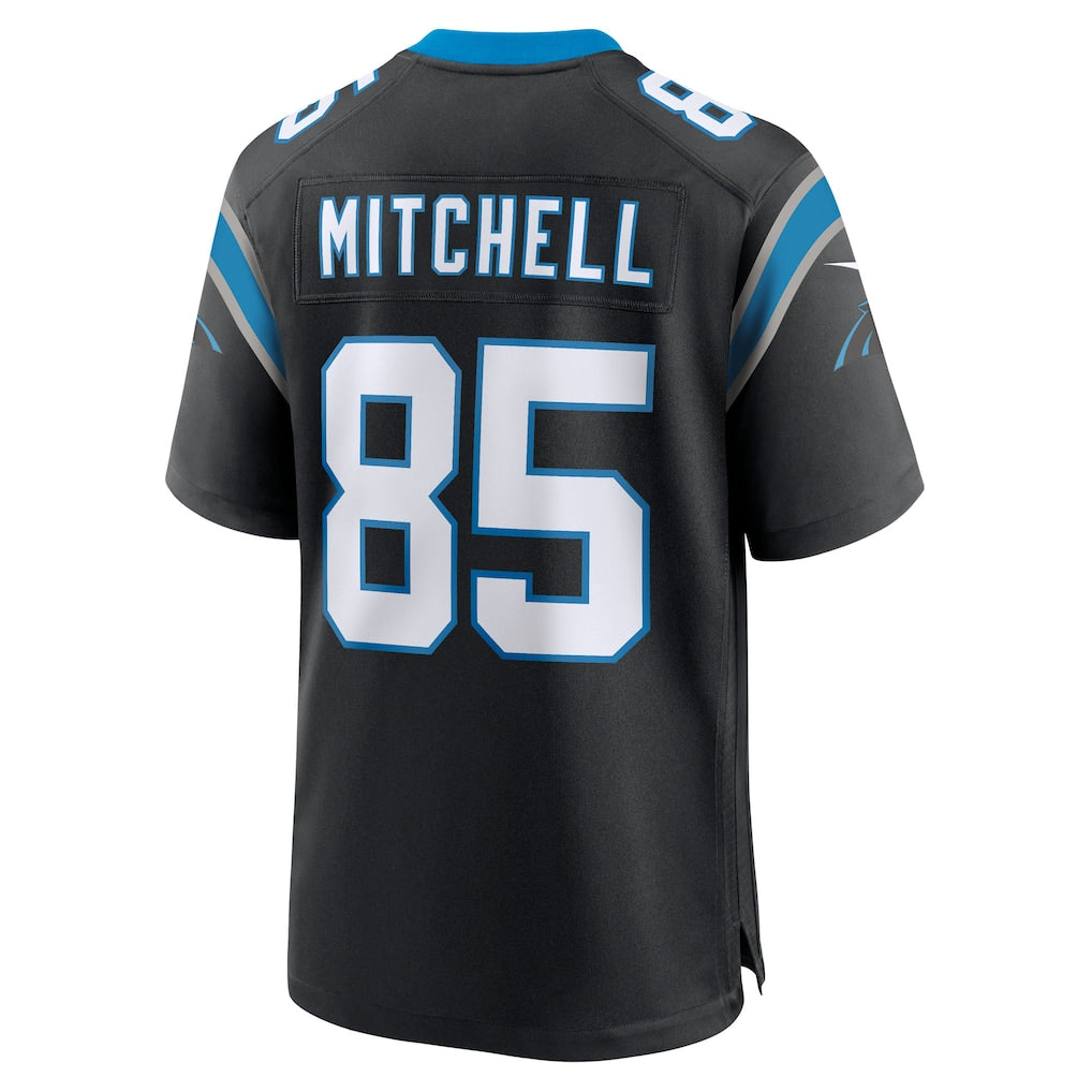 BIPIHUC C.Panthers #85 James Mitchell Black Team Game Jersey