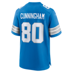BIPIHUC D.Lions #80 Malik Cunningham Blue Team Game Jersey