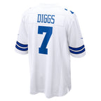BIPIHUC D.Cowboys #7 Trevon Diggs White Game Jersey