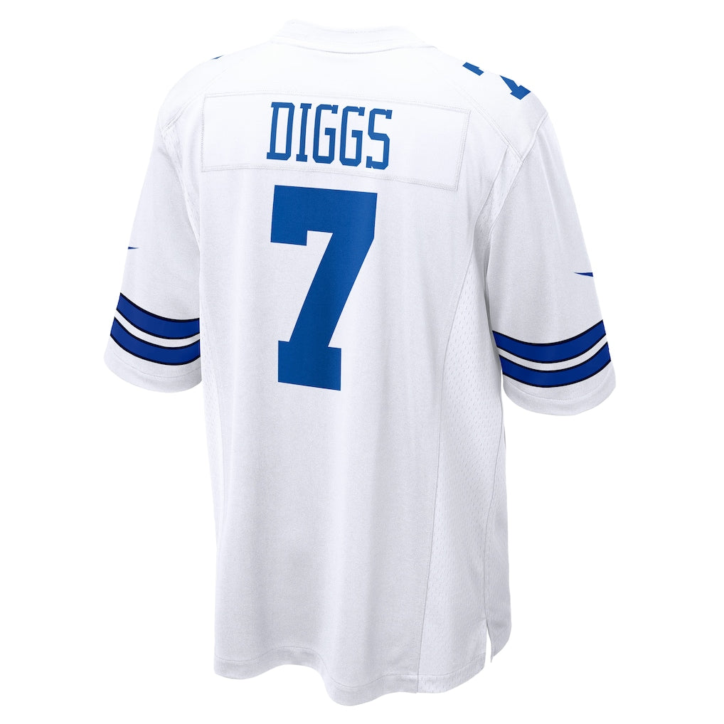 BIPIHUC D.Cowboys #7 Trevon Diggs White Game Jersey
