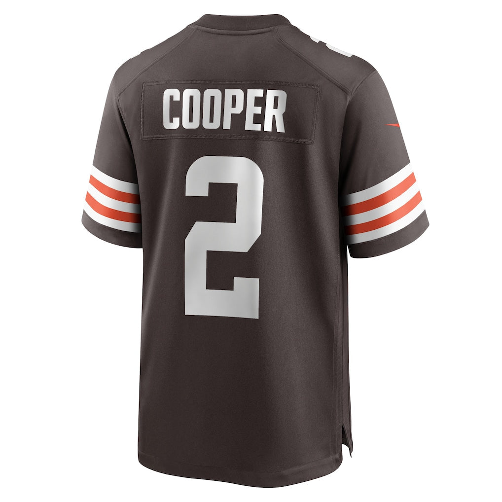 BIPIHUC C.Browns #2 Amari Cooper Brown Player Game Jersey