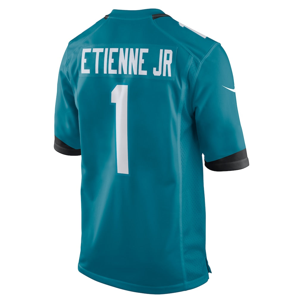 BIPIHUC J.Jaguars #1 Travis Etienne Jr Teal Game Jersey