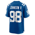 BIPIHUC IN.Colts #98 Eric Johnson II Royal Team Game Jersey