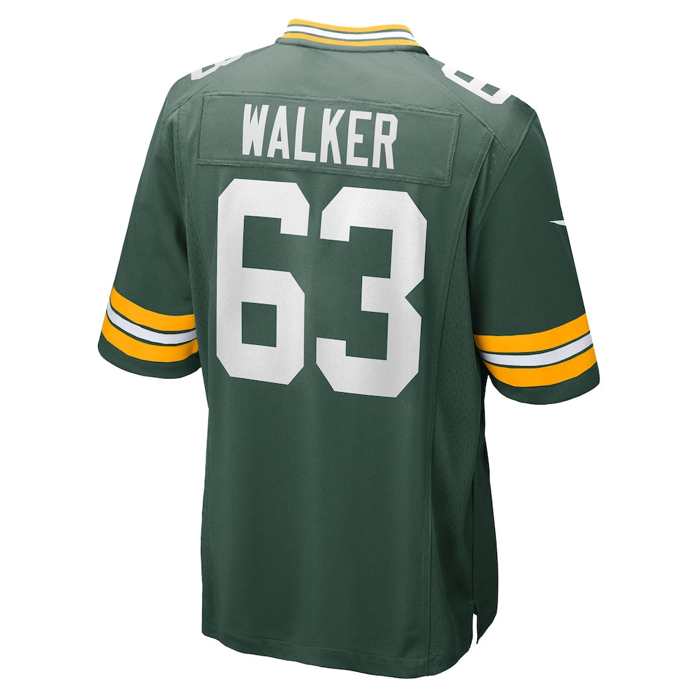 BIPIHUC GB.Packers #63 Rasheed Walker Green Game Player Jersey