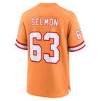 BIPIHUC TB.Buccaneers #63 Lee Roy Selmon Creamsicle 50th Season Game Jersey