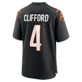 BIPIHUC C.Bengals #4 Sean Clifford Black Team Game Jersey