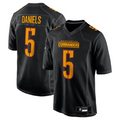 BIPIHUC #5 Jayden Daniels Player W.Commanders Carbon Black Fashion Stitched Jerseys