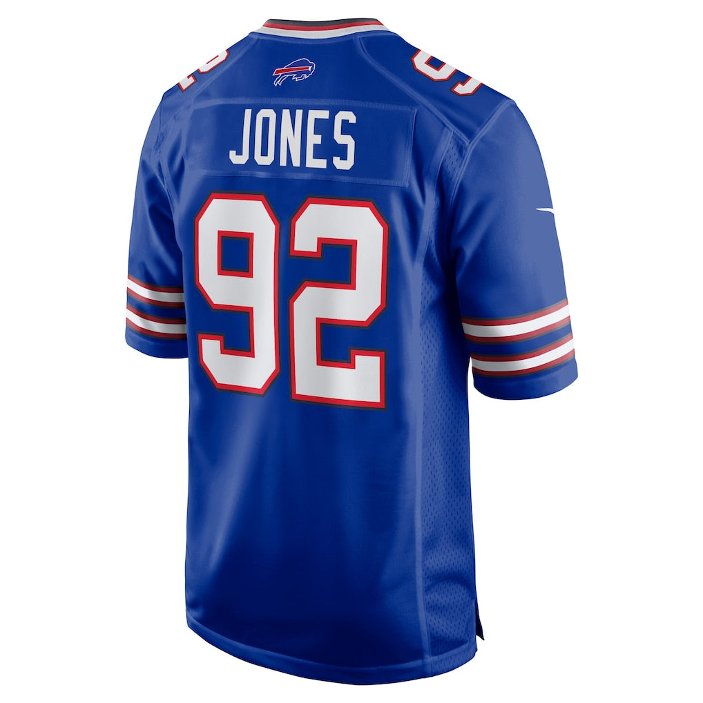 BIPIHUC B.Bills #92 DaQuan Jones Royal Game Player Jersey