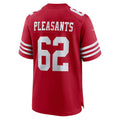 BIPIHUC SF.49ers #62 Austen Pleasants Scarlet Team Game Jersey