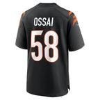 BIPIHUC C.Bengals #58 Joseph Ossai Black Game Jersey