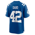 BIPIHUC IN.Colts #42 Marcel Dabo Royal Game Player Jersey