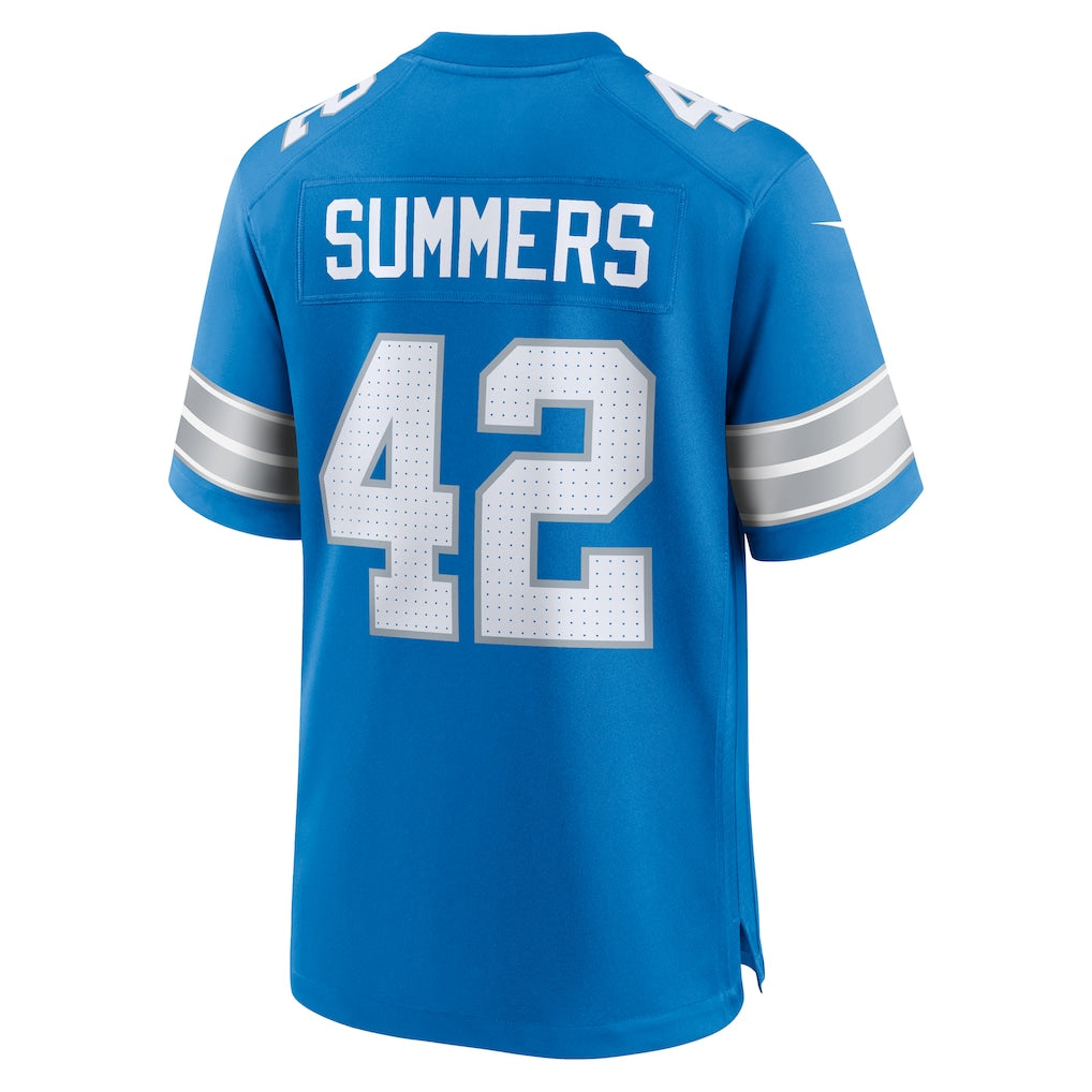 BIPIHUC D.Lions #42 Ty Summers Blue Team Game Jersey
