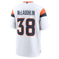 BIPIHUC D.Broncos #38 Jaleel McLaughlin White Game Jersey