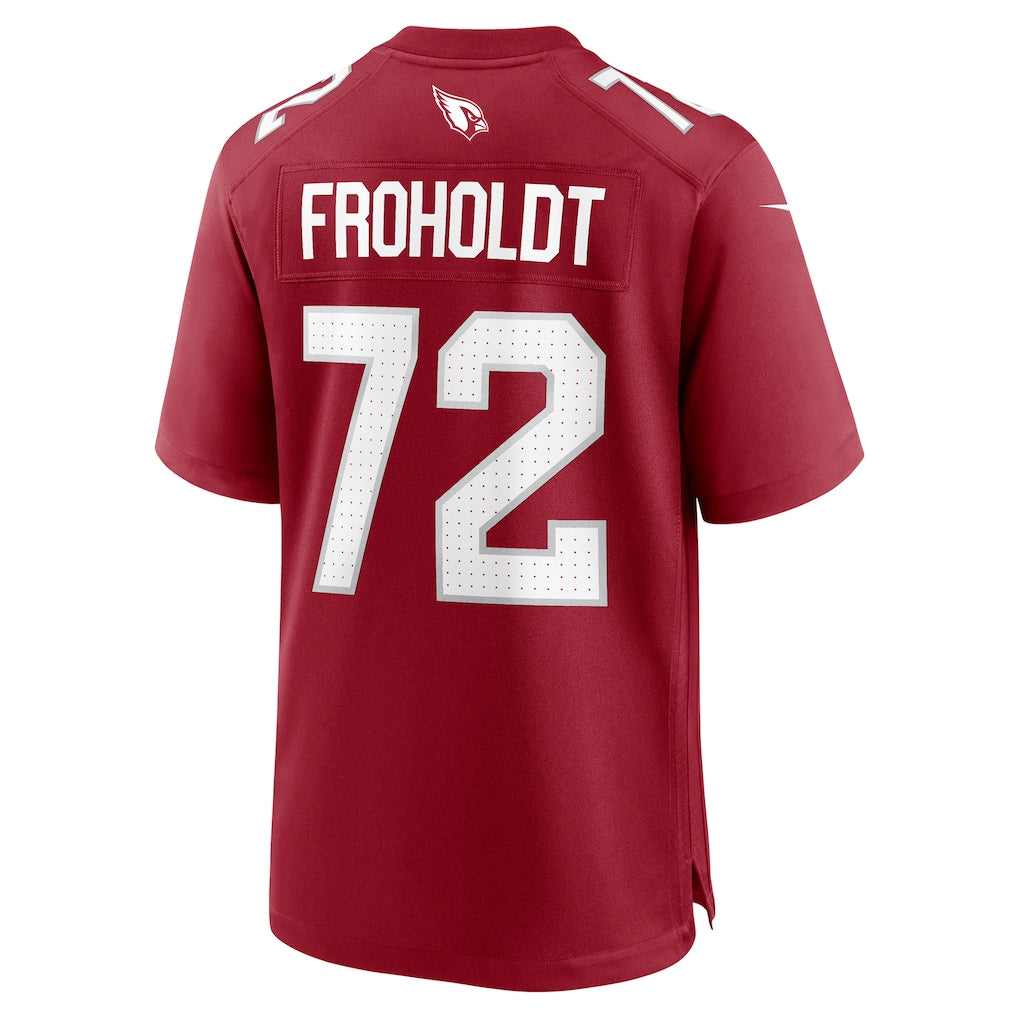 BIPIHUC A.Cardinals #72 Hjalte Froholdt Cardinal Team Game Jersey