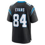 BIPIHUC C.Panthers #84 Mitchell Evans Black Team Game Jersey