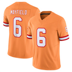 BIPIHUC #6 Baker Mayfield Player TB.Buccaneers Orange Vapor F.U.S.E. Limited Stitched Jerseys