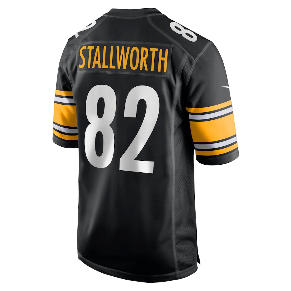 BIPIHUC P.Steelers #82 John Stallworth Black Retired Player Jersey